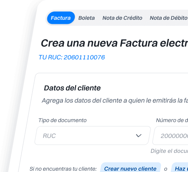 Vista de la app: una sola operación